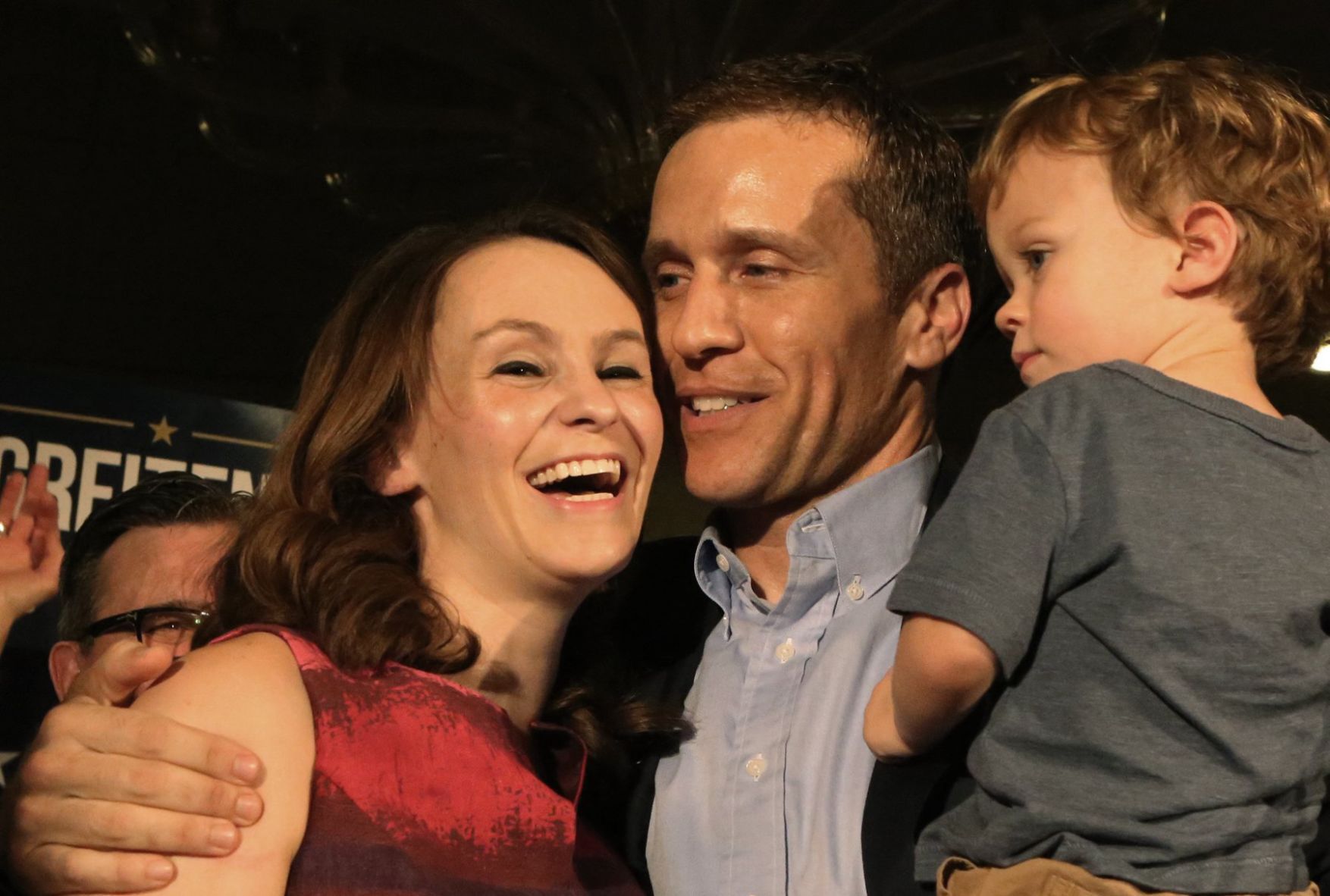 Greitens fans wait for results in Chesterfield